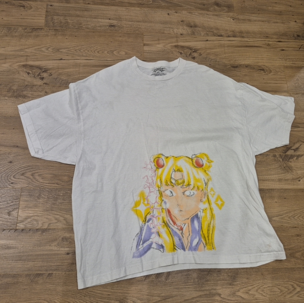 Only Curse Apparel Clothes  T-SHIRT Sailor Moon Mens Sz 3XL